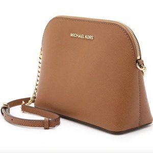 Michael kors Women's Brown Cindy Dome Cross Body Bag